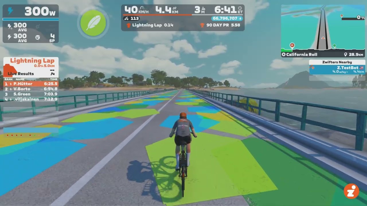 Zwift - California Roll Ride Through