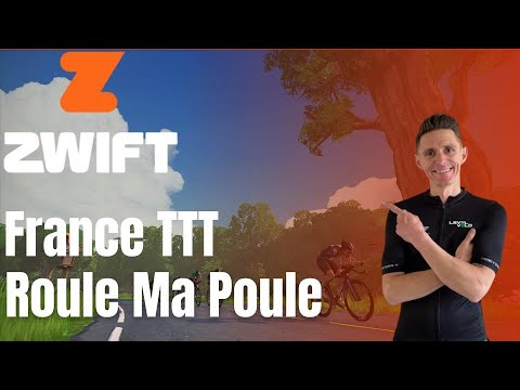 Zwift Racing League // Team Time Trial  // Roule Ma Poule