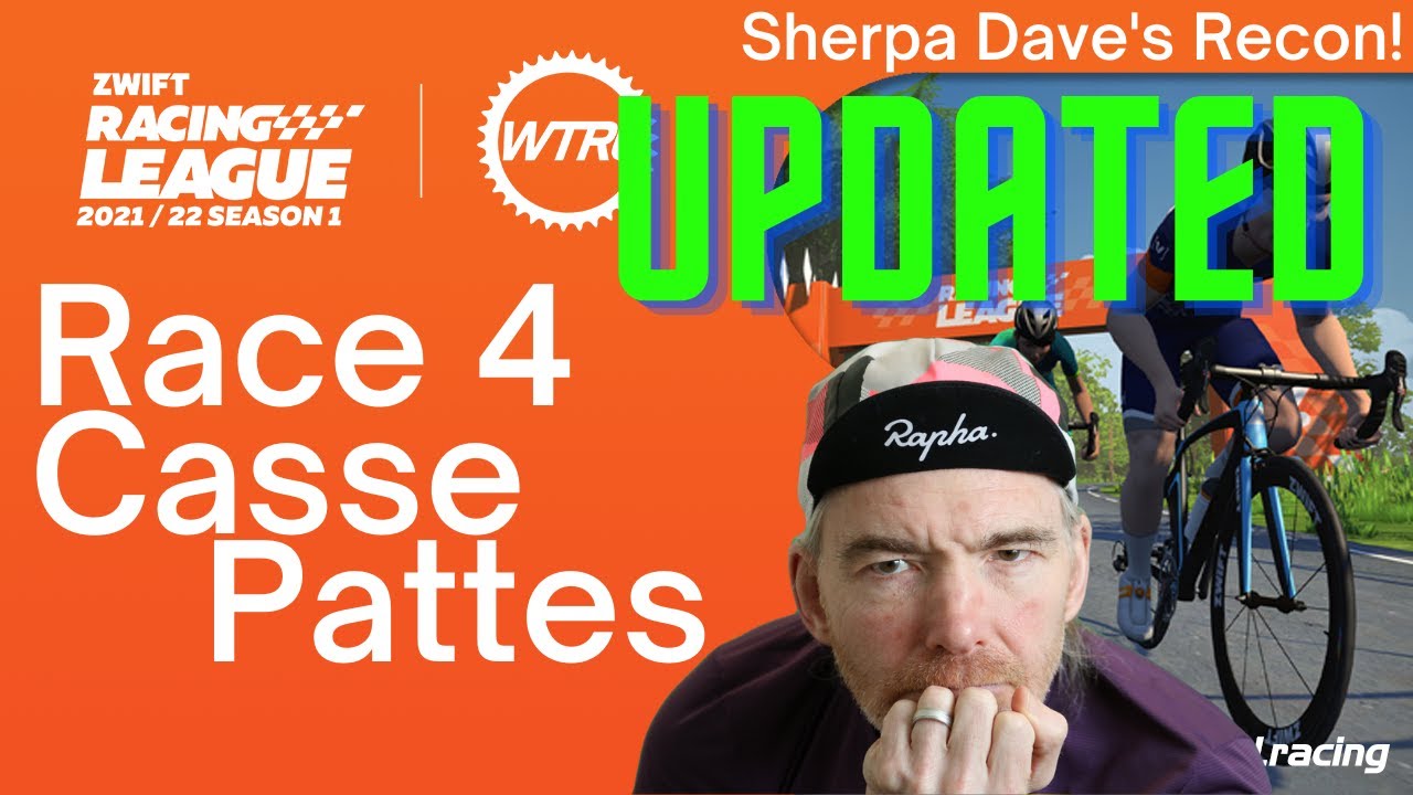 Zwift Racing League 2021 Race 4 Casse Pattes