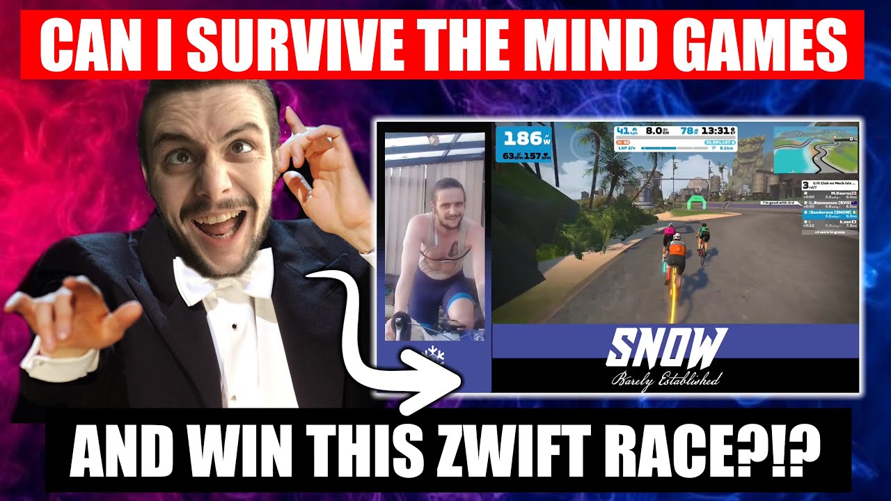 Can I survive the MIND GAMES to WIN this Zwift Race?!