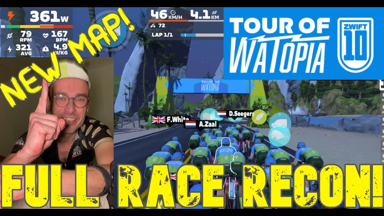 RACING THE NEW ZWIFT MAP! - Jarvis Island