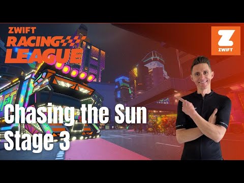 Zwift Racing League // Recon Ride //  Chasing the Sun