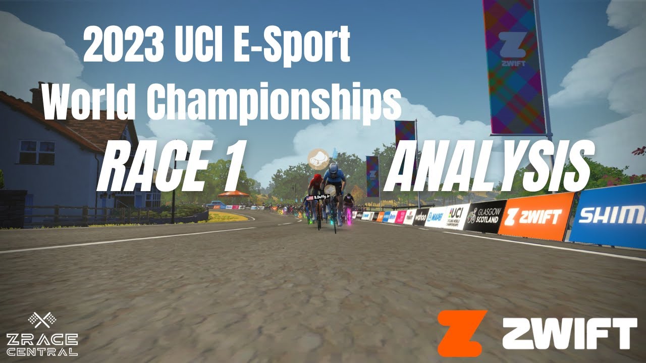 2023 UCI E-Sport World Championships Men's Race 1 Analysis Zwift