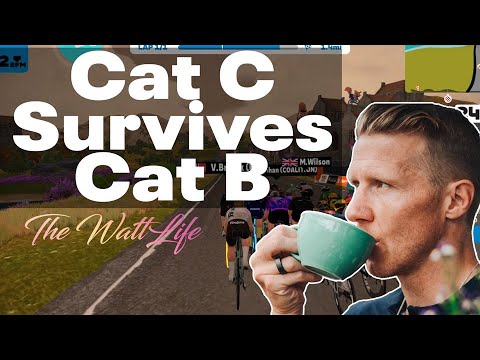 Zwift Race | Cat C holds front Cat B