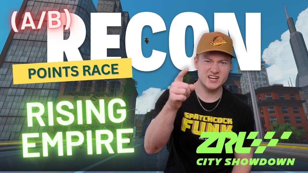 Rising Empire (A/B) || Zwift Racing League || Points Race