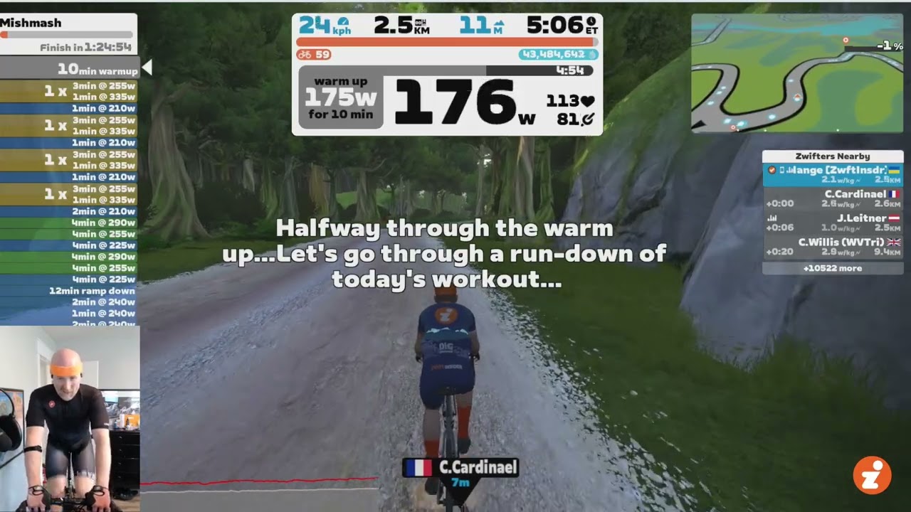Mishmash Workout // Zwift "Build Me Up" Training Plan // Week 2