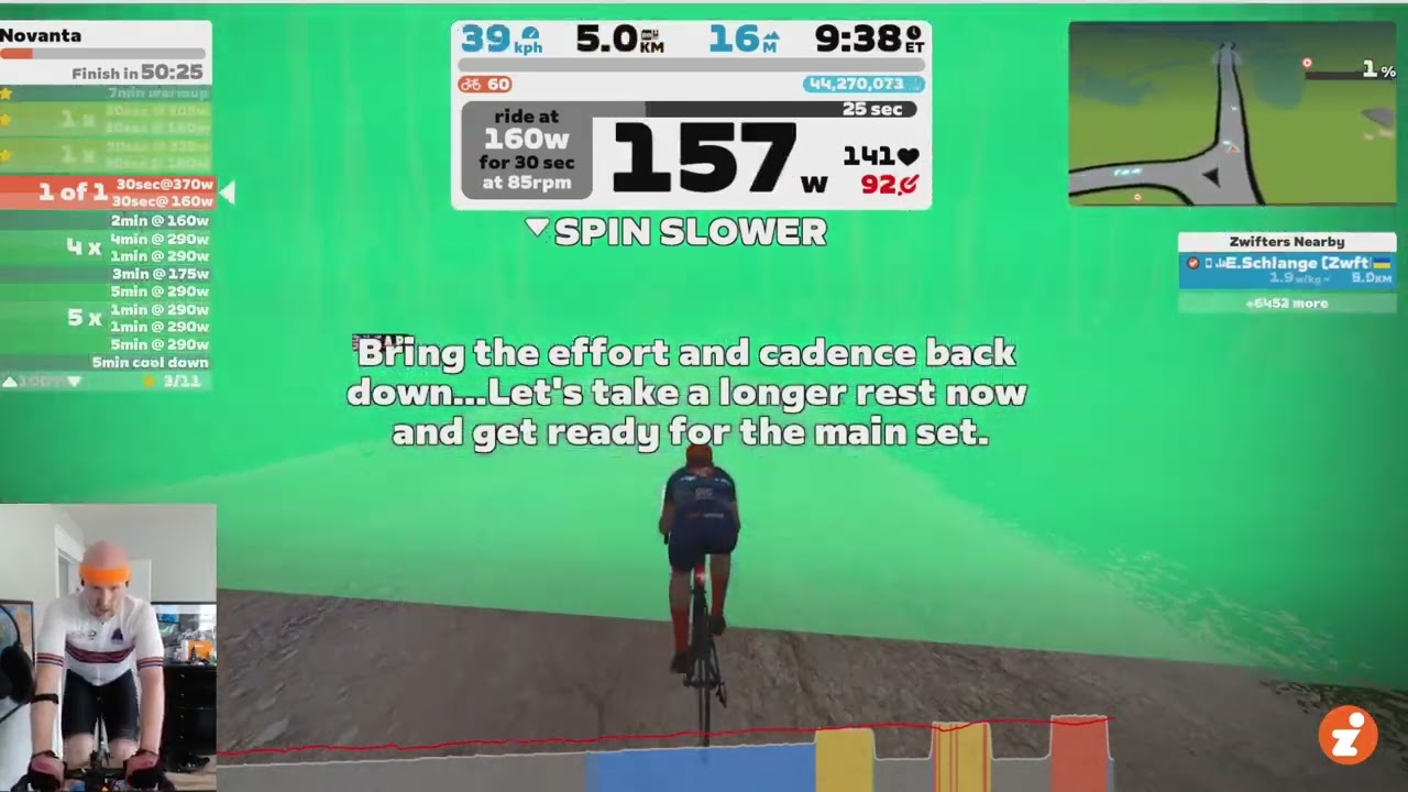 Novanta Workout // Zwift "Build Me Up" Training Plan // Week 3