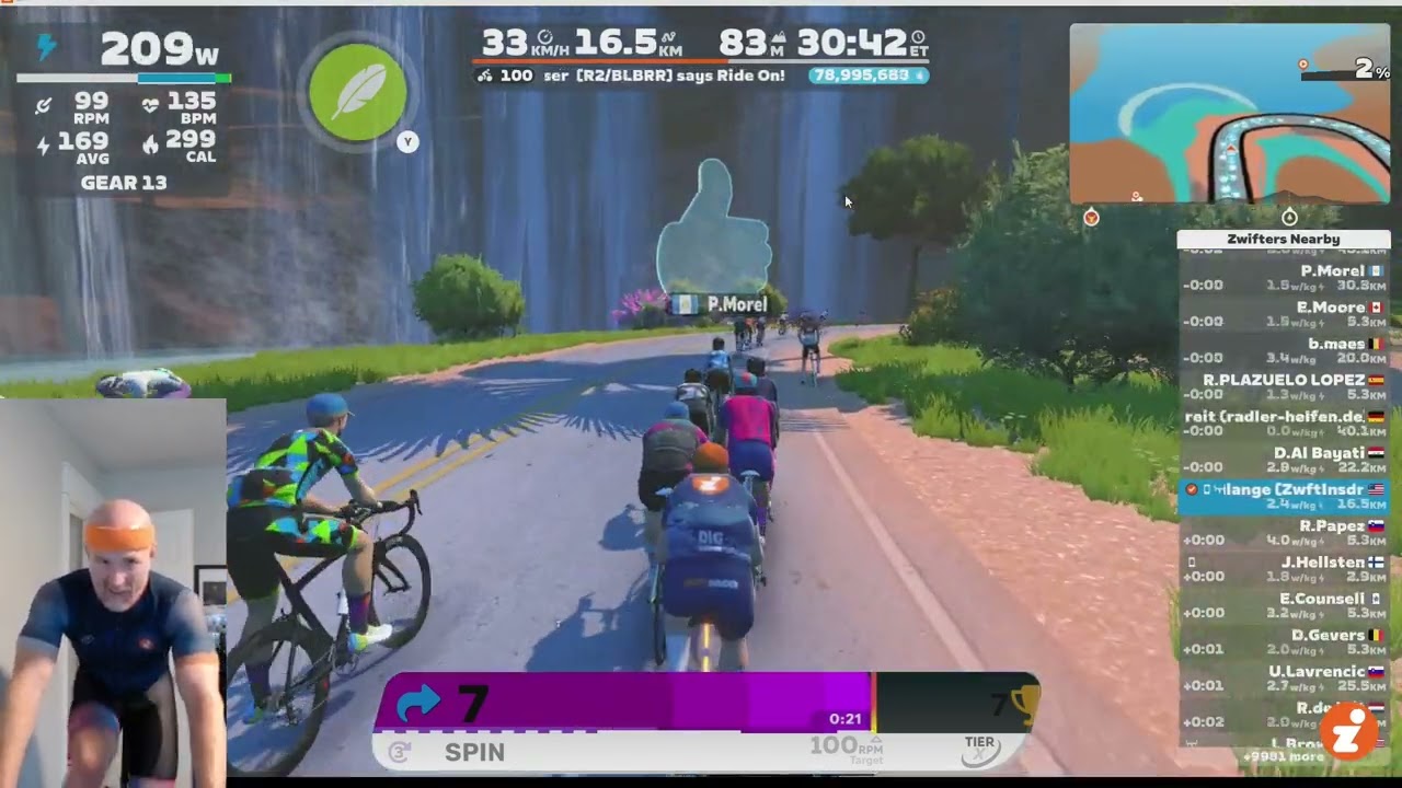 Pedal Games on Zwift - Spin