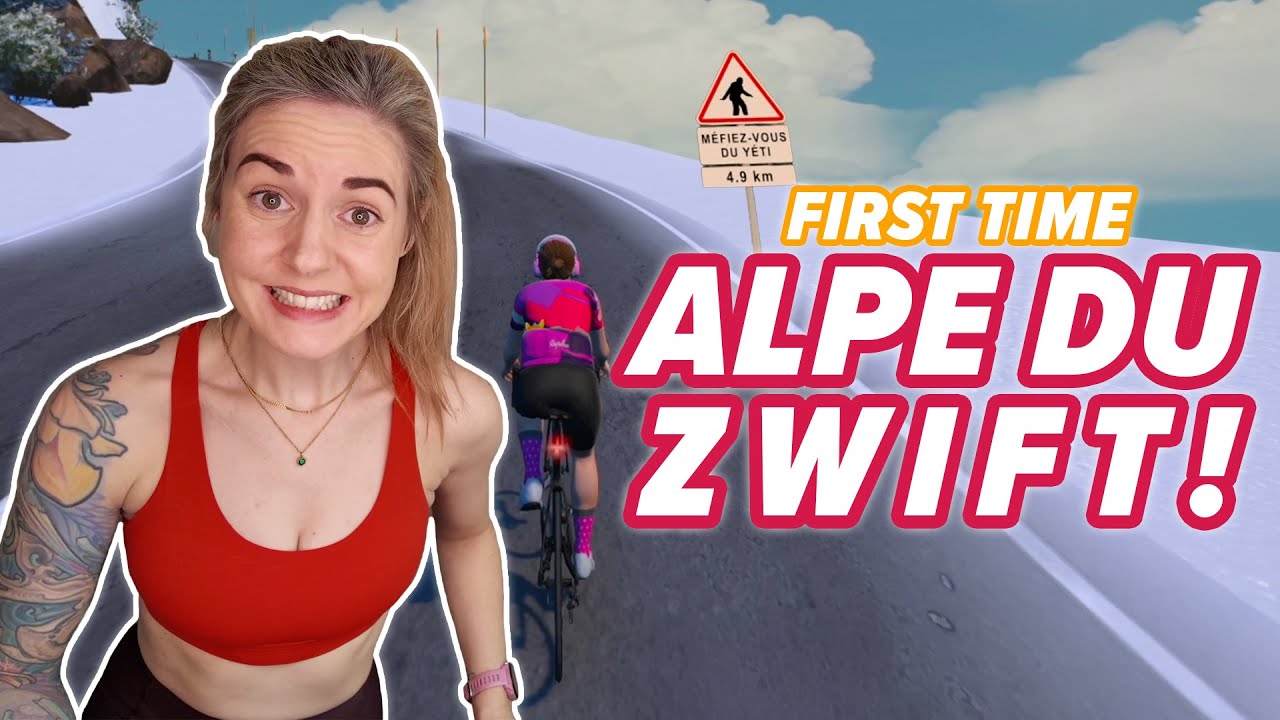 FINALLY! I Attempted Alpe Du Zwift