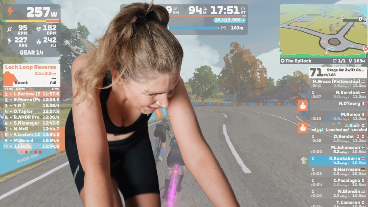 This Zwift race was HARDER than expected!!
