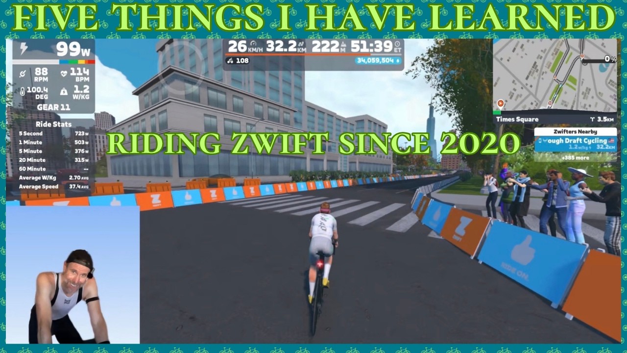 5 Things I Have Learned From Riding on Zwift Since 2020