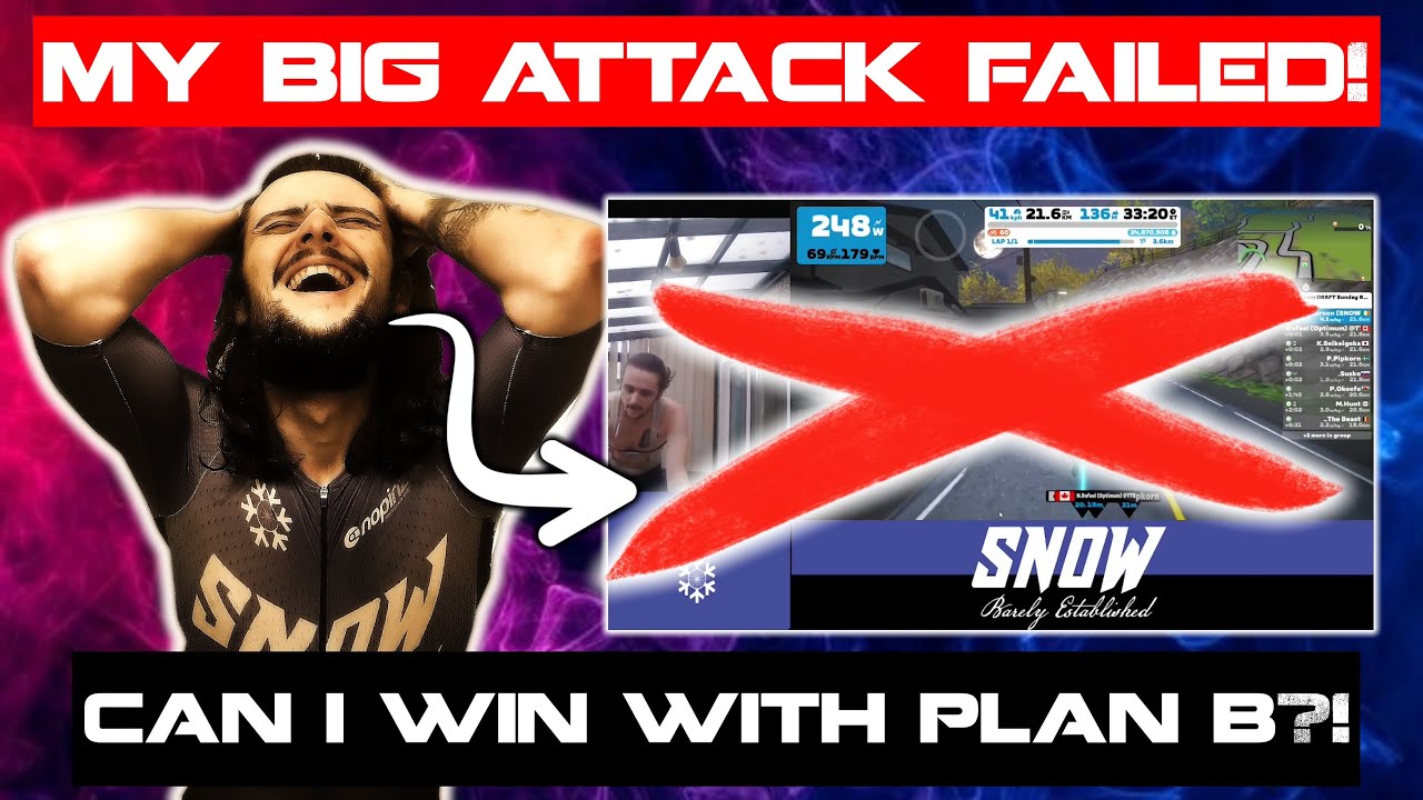 Can I WIN this WICKED Wandering Flats Zwift Race….using PLAN B?!