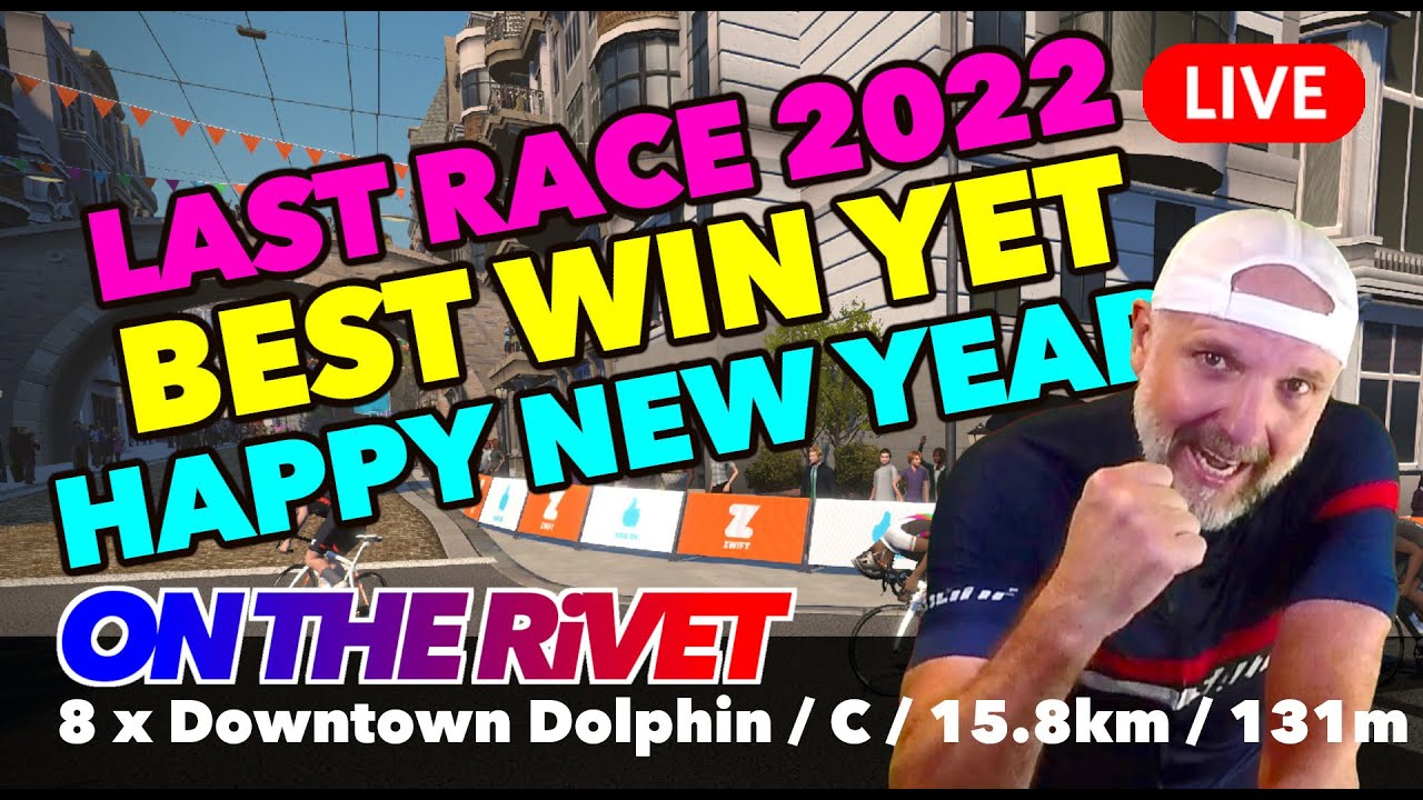 Zwift Indoor Racing // My best win of 2022 // Crit City // C
