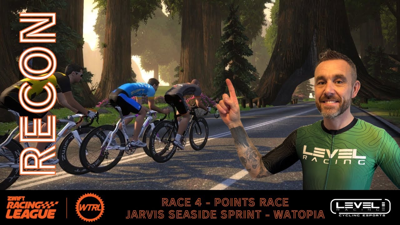WTRL Zwift Racing League - Stage 4 Recon - Points Race - Jarvis Seaside Sprint in Watopia