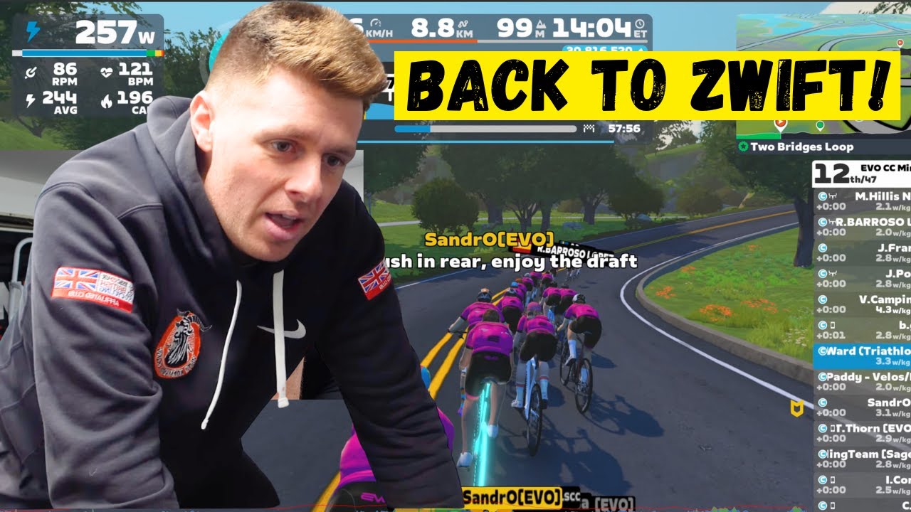 First Zwift Workout In AGES!