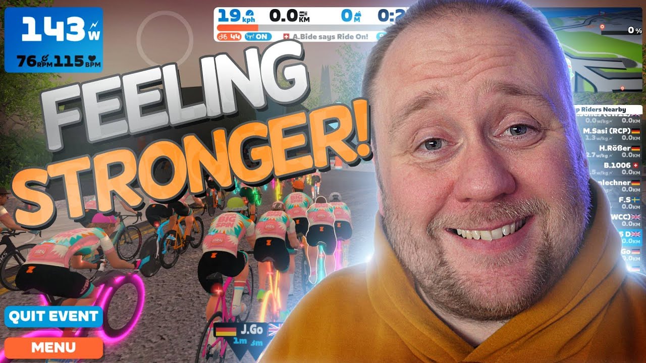 Spinning the Zwift Big Spin And Feeling Stronger! | Zwift Vlog