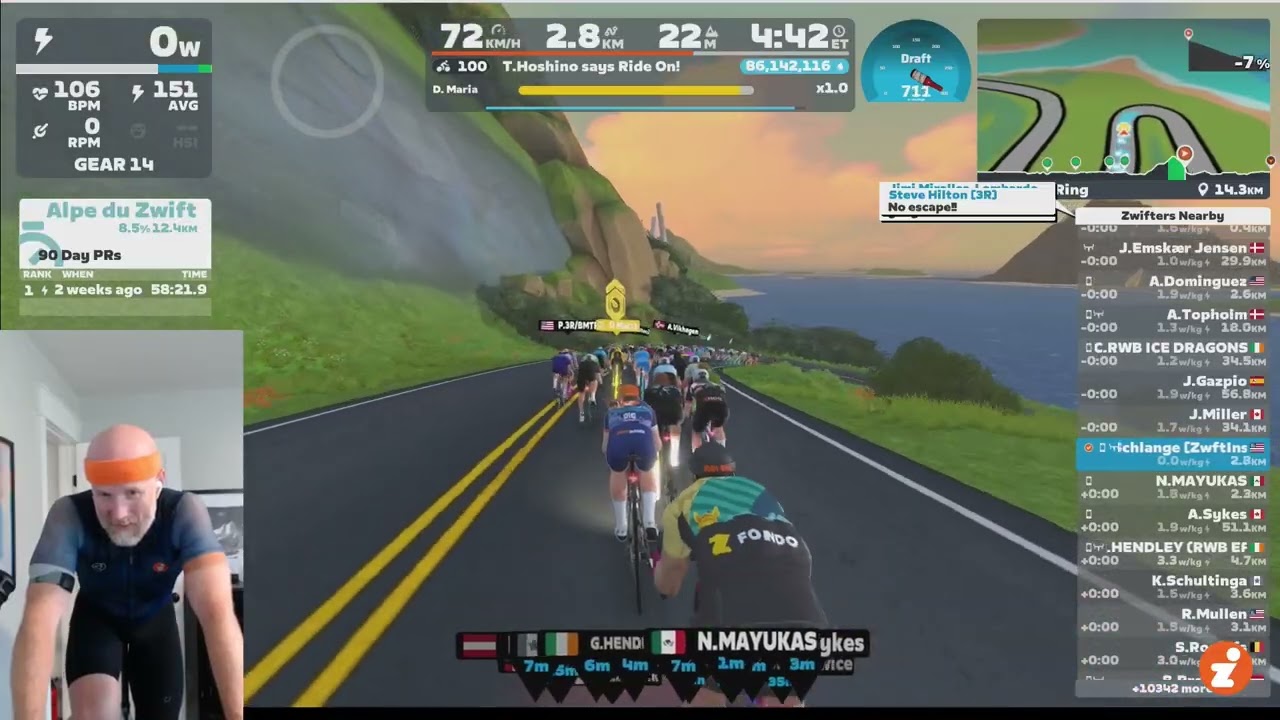 Comparing Zwift's New Draft Indicator to Sauce 4 Zwift's Draft Gauge