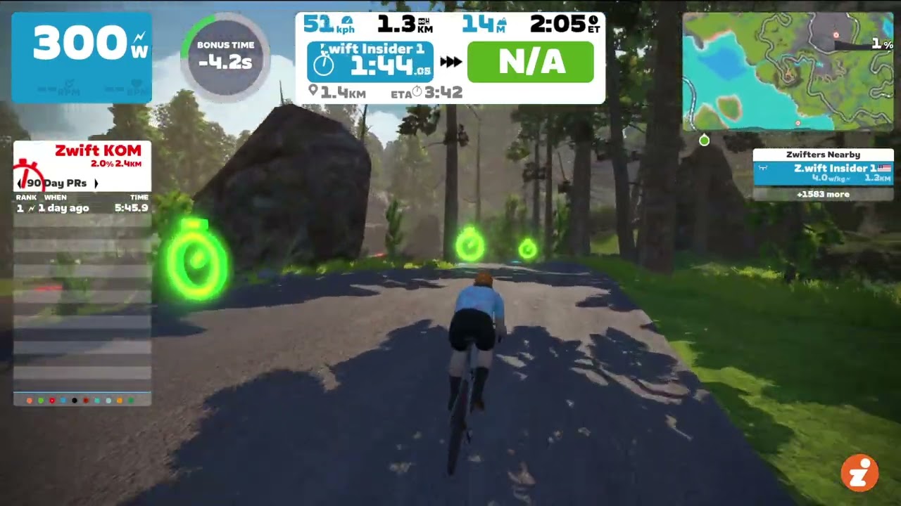 Repack Rush - Quick Demo of Zwift's New Steering Game
