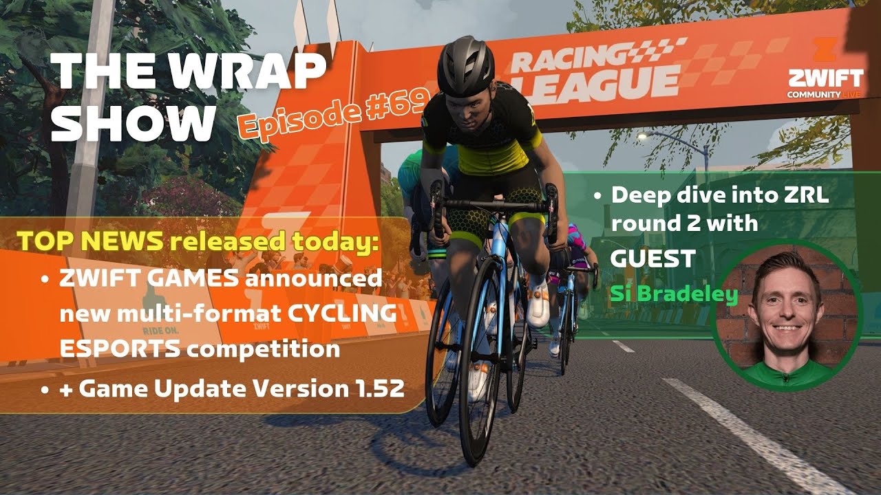 Zwift Games Announced! NEW Gamified Racing, Si Bradley ZRL Deep Dive - The Wrap show Episode #69