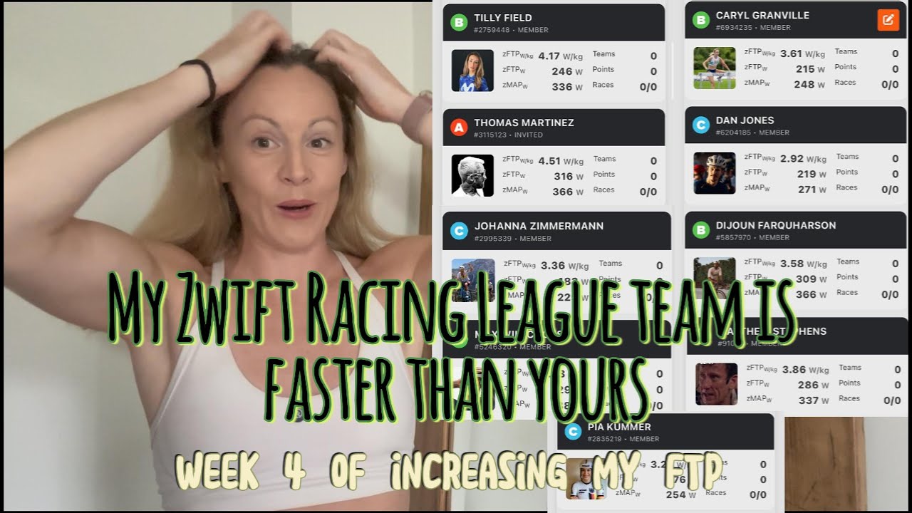My Zwift Racing League team is faster than yours
