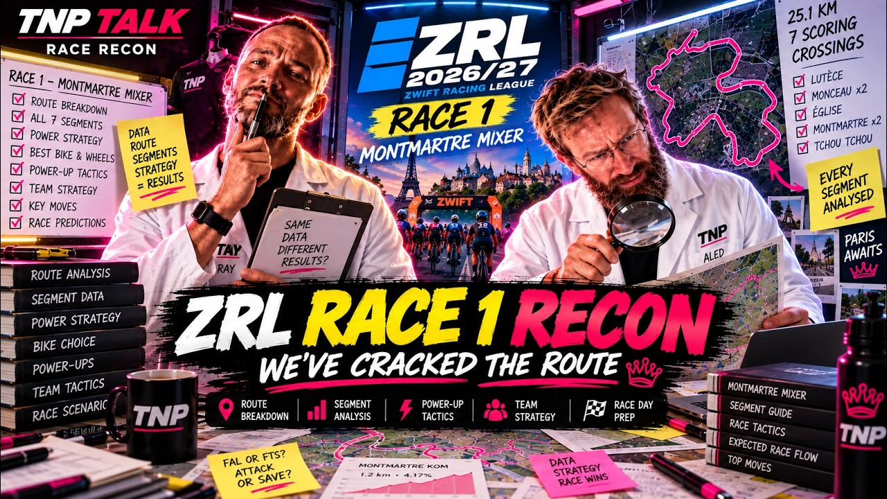 ZRL Race 1 Recon | Montmartre Mixer | Everything You Need to Know | Zwift Racing League 2026/27 Live