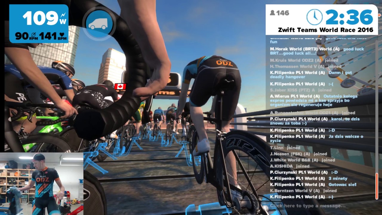 Zwift Team Worlds 2.0 A Group | Forward Sprint 1-2 for ODZ!