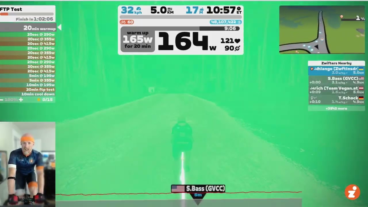 20-Minute FTP Test // Zwift "Build Me Up" Training Plan // Week 12