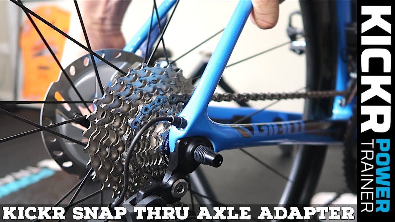 Wahoo KICKR Snap Thru Axle Kit Installation // Giant TCR 2019 (142x12)
