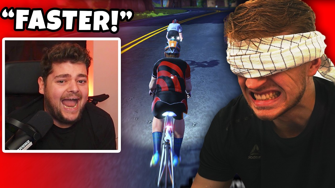 Can I Win A Zwift Race BLINDFOLDED? Ft. Benji Naesen