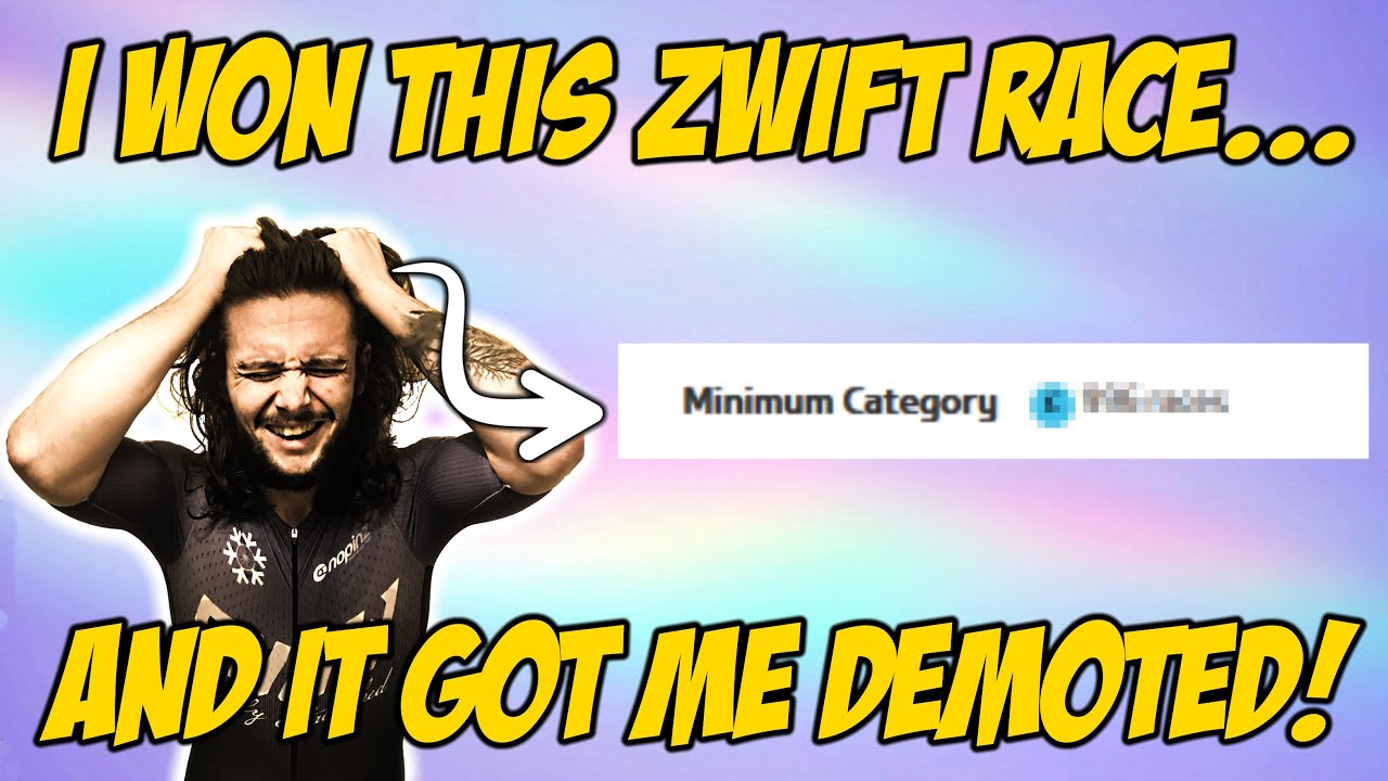 I WON this Zwift race...and got DEMOTED! HOW is this POSSIBLE?!