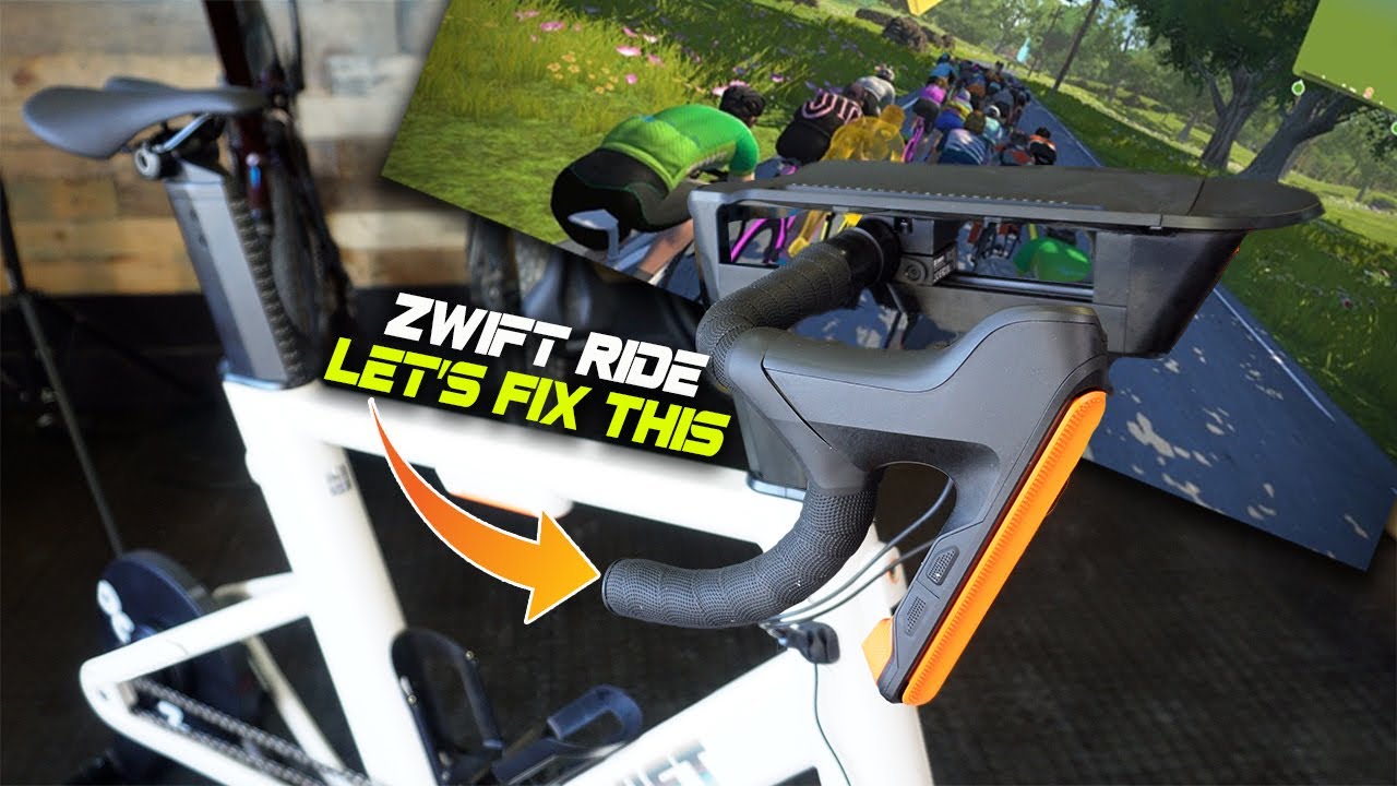 Upgrading The Zwift Ride With the Ultimate Handlebar Setup / Redshift Kitchen Sink