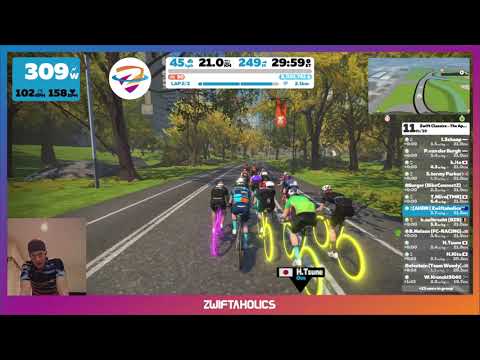 A Frantic Final 3km - Zwift Classics - The Apple Lap - B Grade
