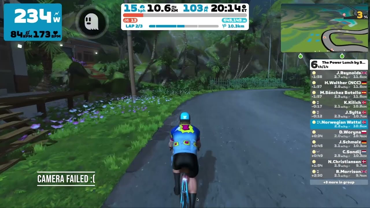 Brutal Zwift race!