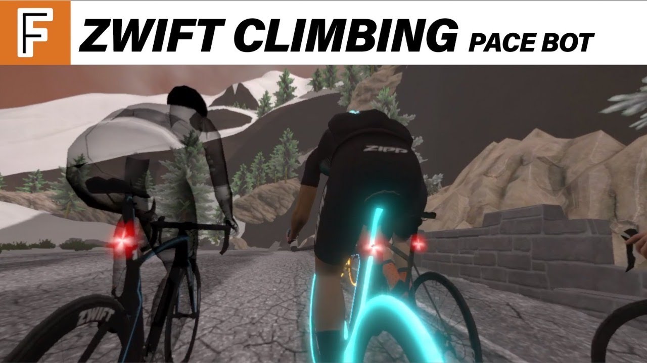 Zwift climbing pace bot (C) Christopher