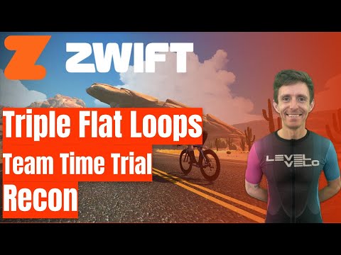 Zwift Racing League Recon // Watopia //  Triple Flat Loops