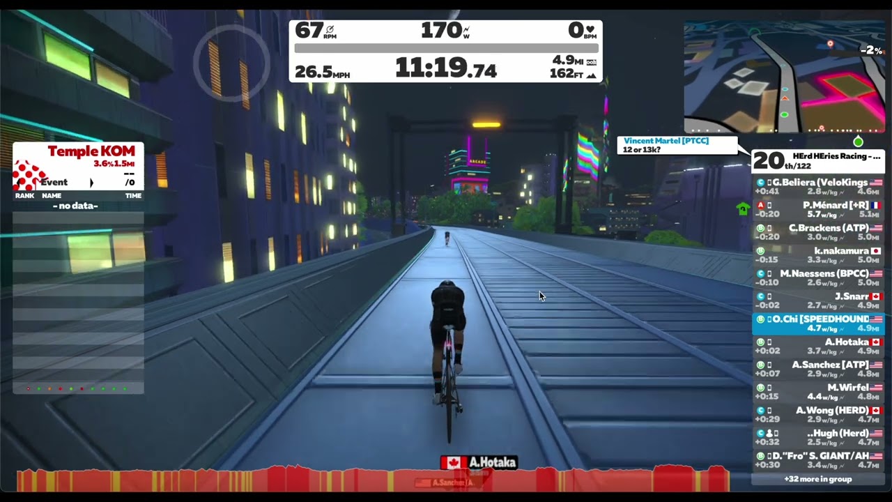 How to Execute a Zwift Time Trial // HERD HEries Race 1 (B)
