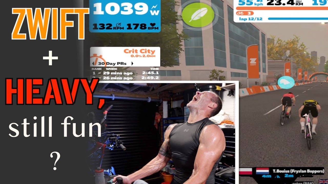 HOOKED of ZWIFT at over 230lbs