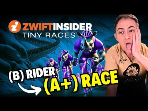 (B) cat. Rider goes WILD (A+ RACE): TINY RACES p/b Zwift Insider