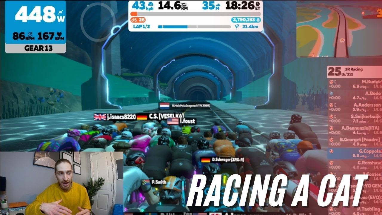 Zwift Race - Can I Keep Up With The A Category?