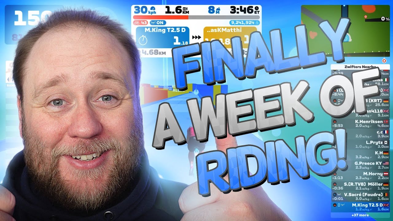 Finally A Week With No Sickness! Back To Regular Zwift Riding