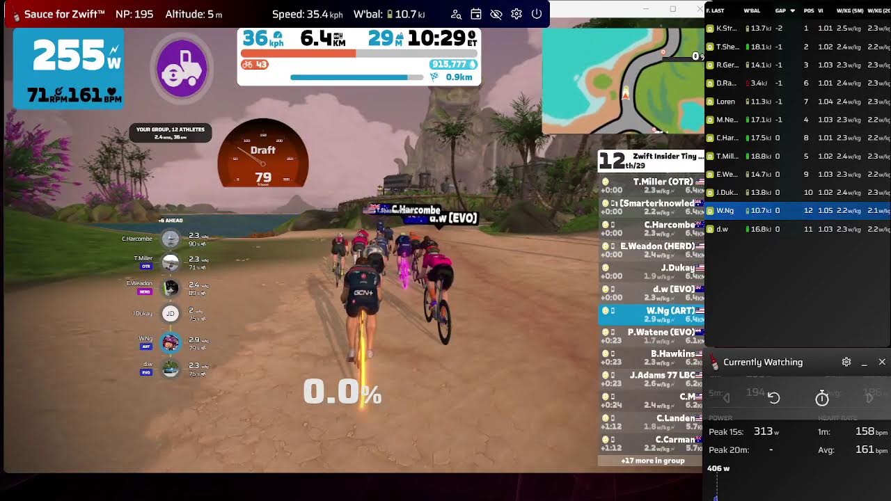 Zwift Tiny Race With Steering Enabled Cat D