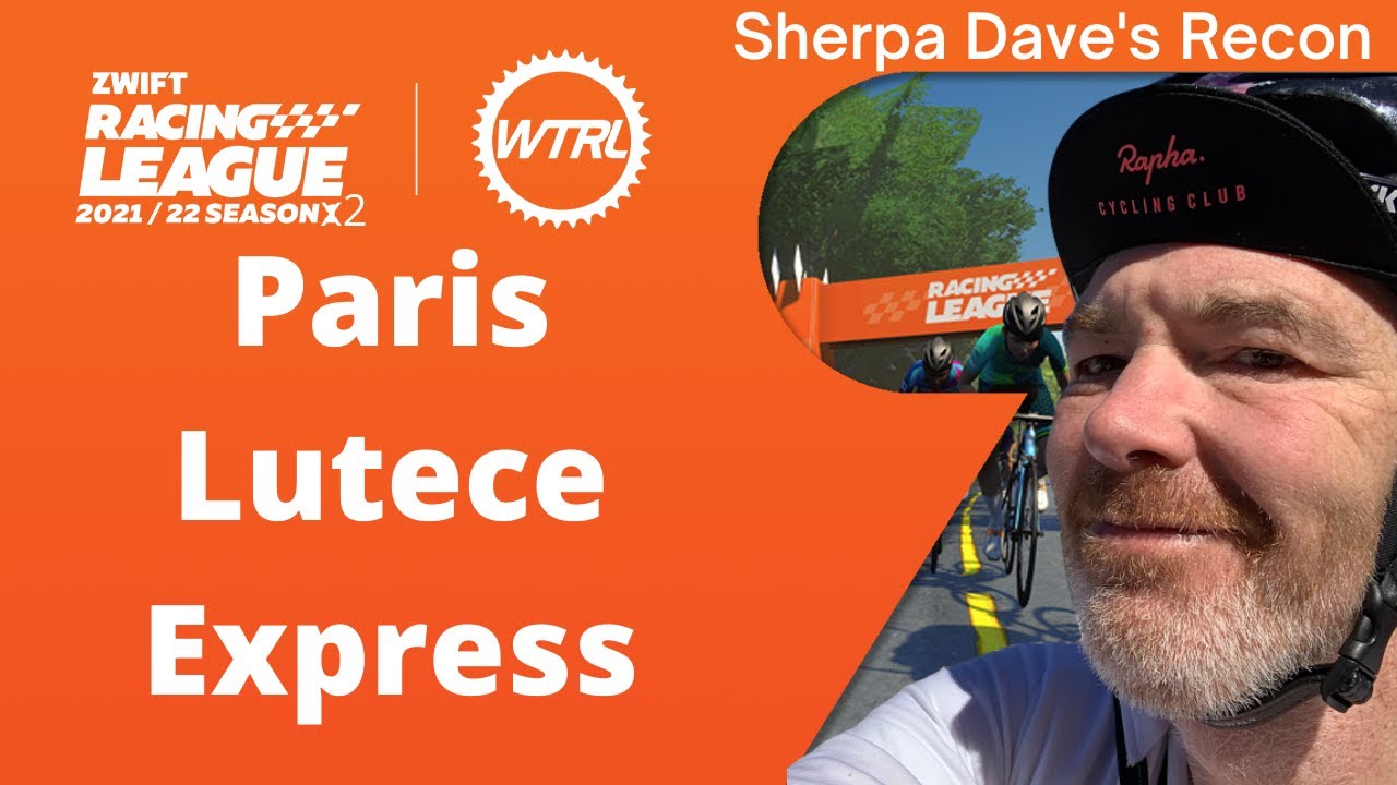 Zwift Racing League 2022 Race 8 - Lutece Express Points Race