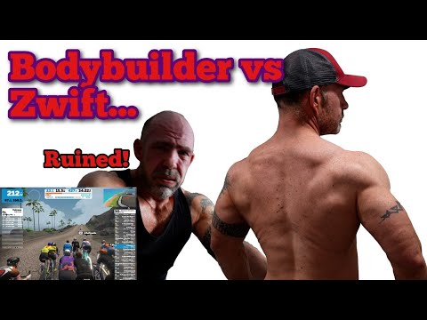 Bodybuilder vs Zwift.. (It nearly killed me)
