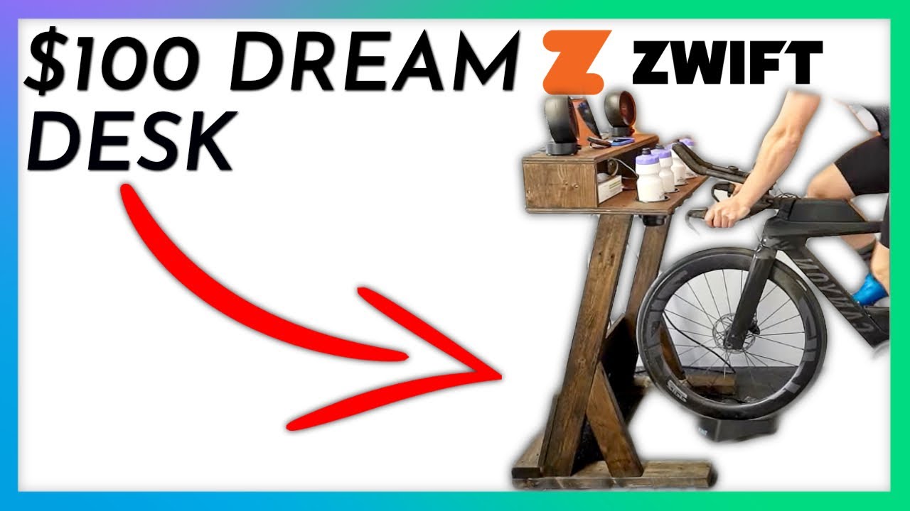 $100 ULTIMATE Dream Zwift Desk Setup DIY