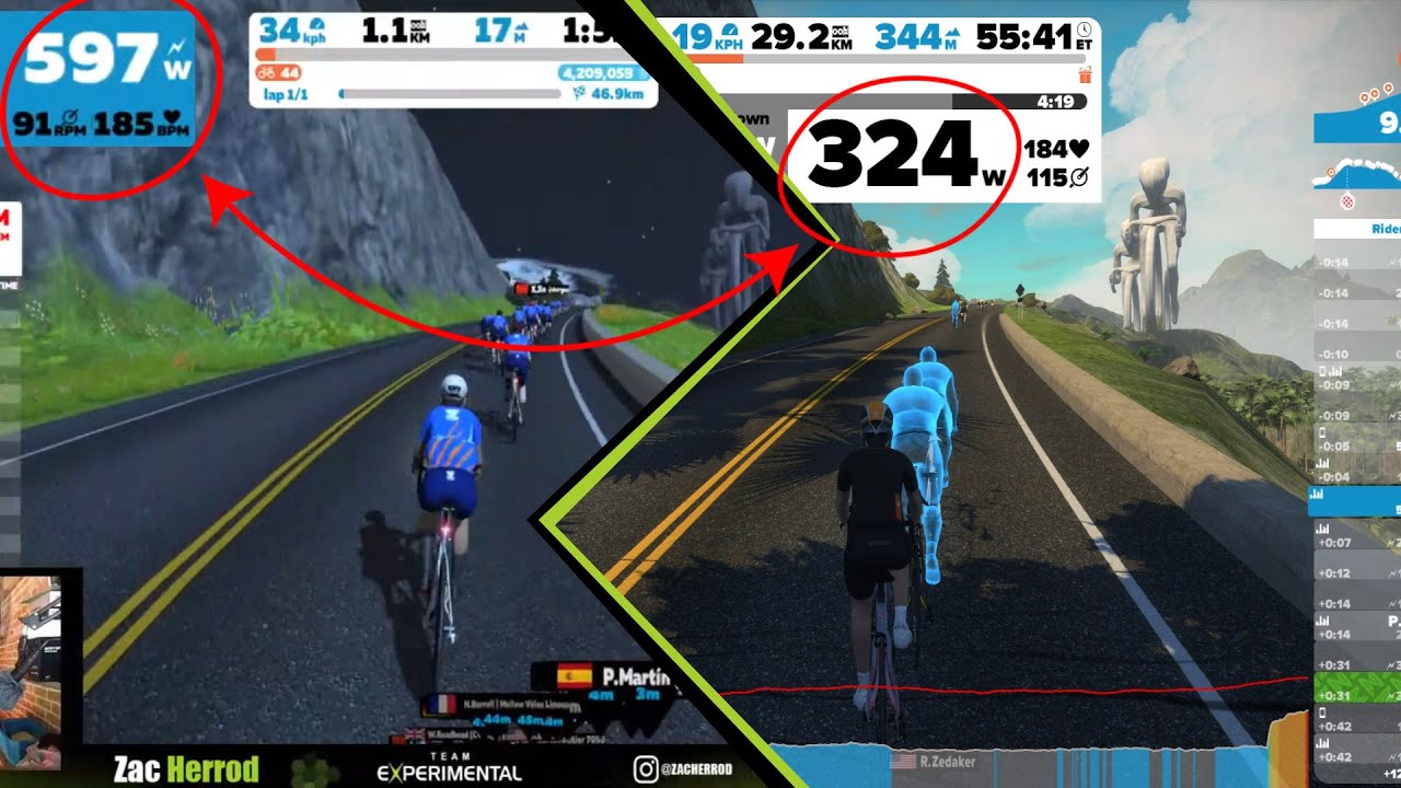 What 5 Years of Training Looks like on Zwift Original KOM