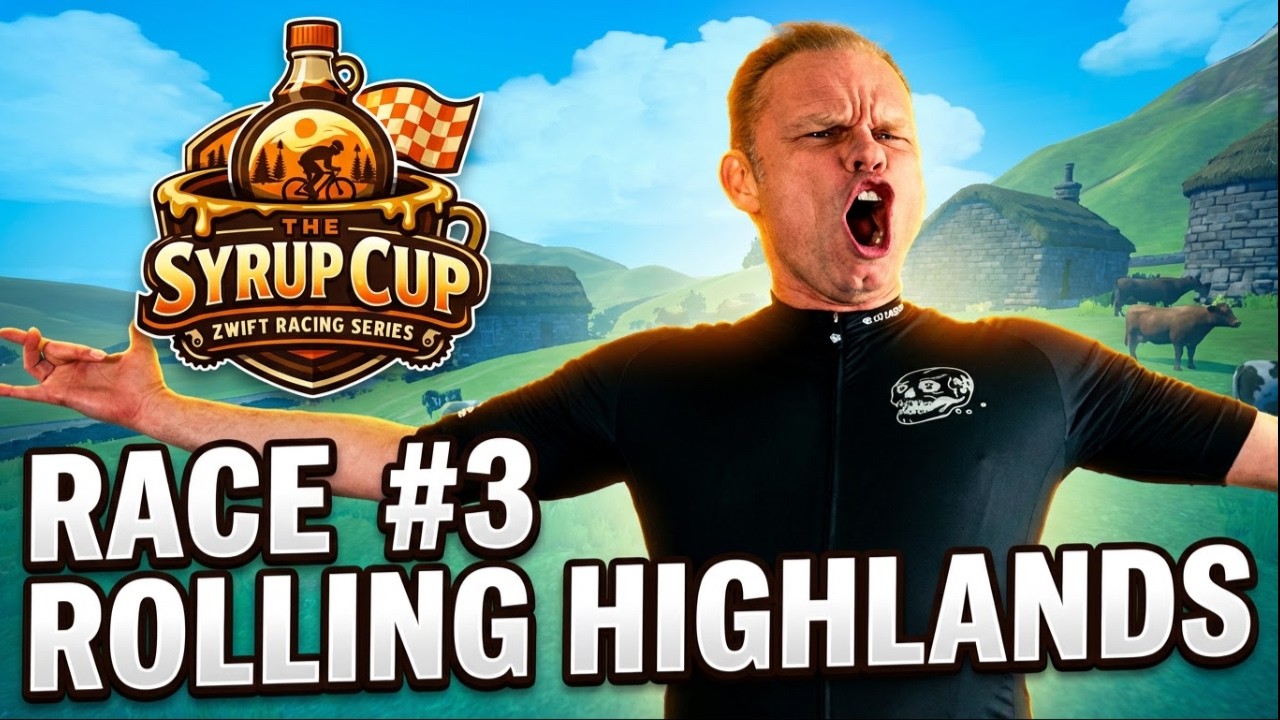Zwift Syrup Cup Race #3 - Rolling Highlands - Zwift Highlights