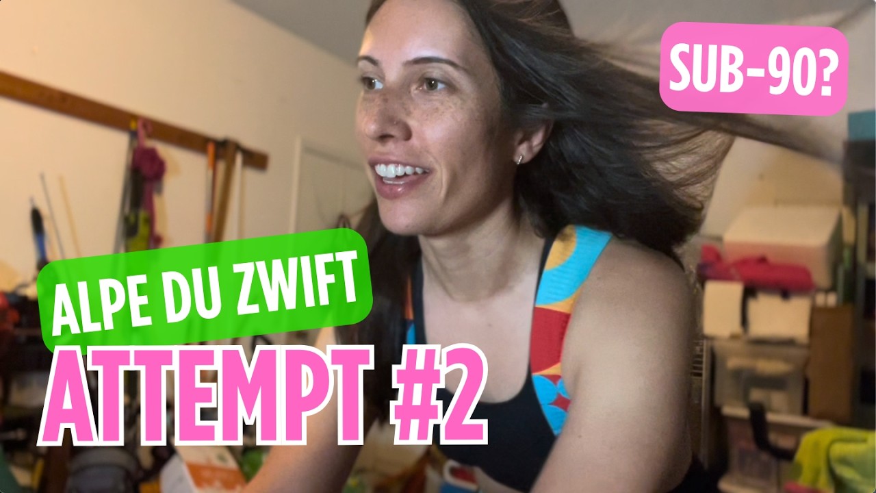 Alpe du Zwift Attempt #2… Can I Break 90 Minutes?