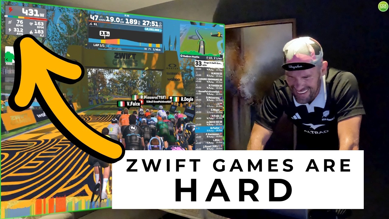 ZWIFT GAMES ARE HARD! Stage 2