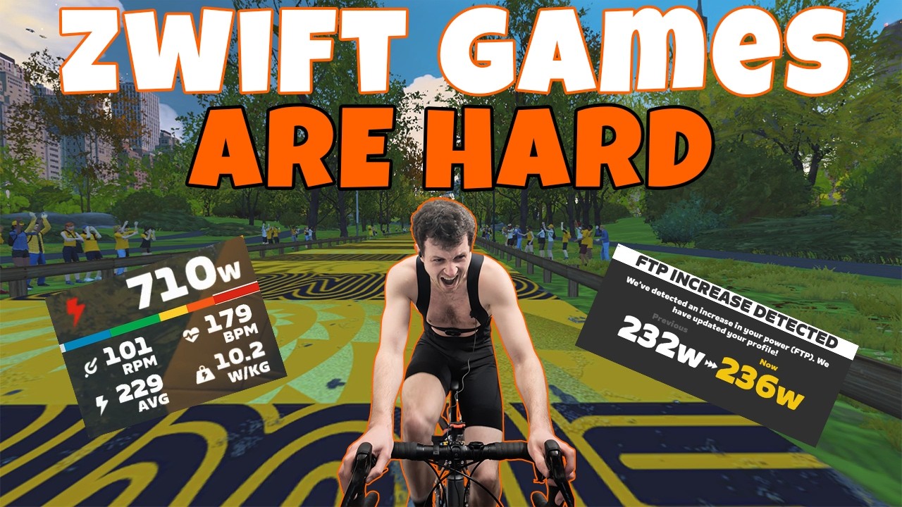 This Zwift Games Race HURT (But My FTP Went Up)