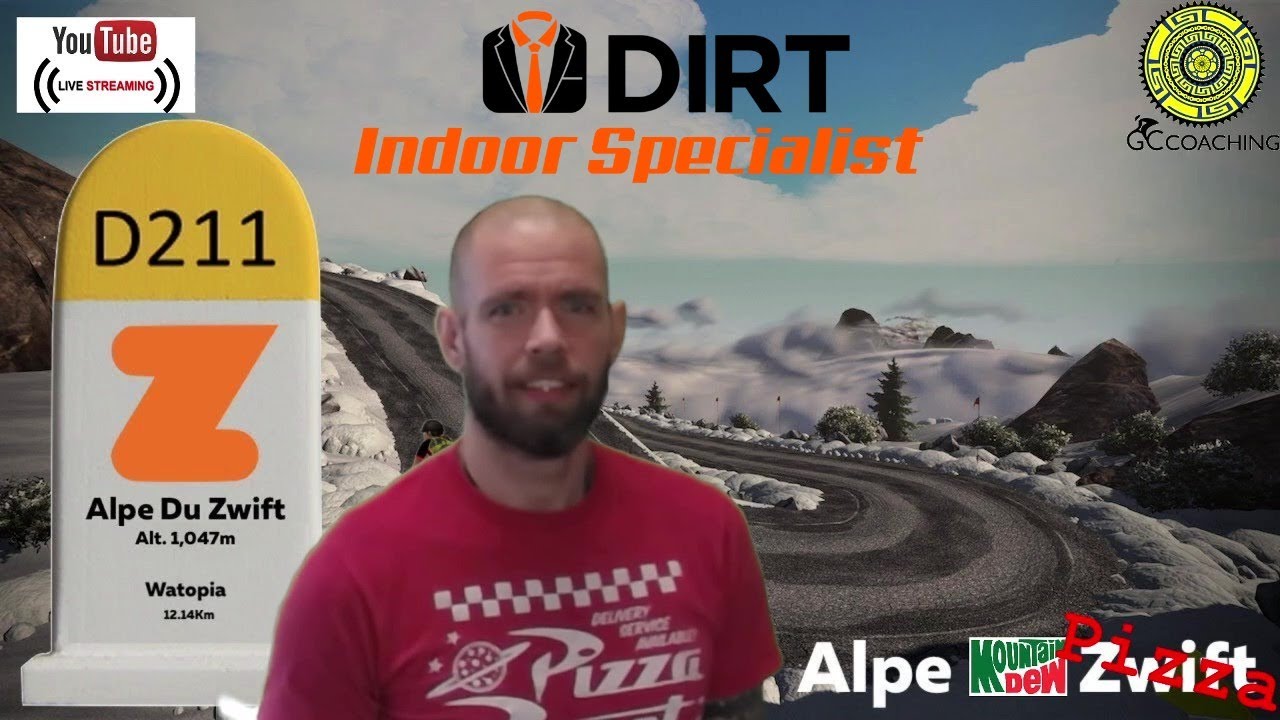 Alpe Dew Pizza Challenge on Zwift